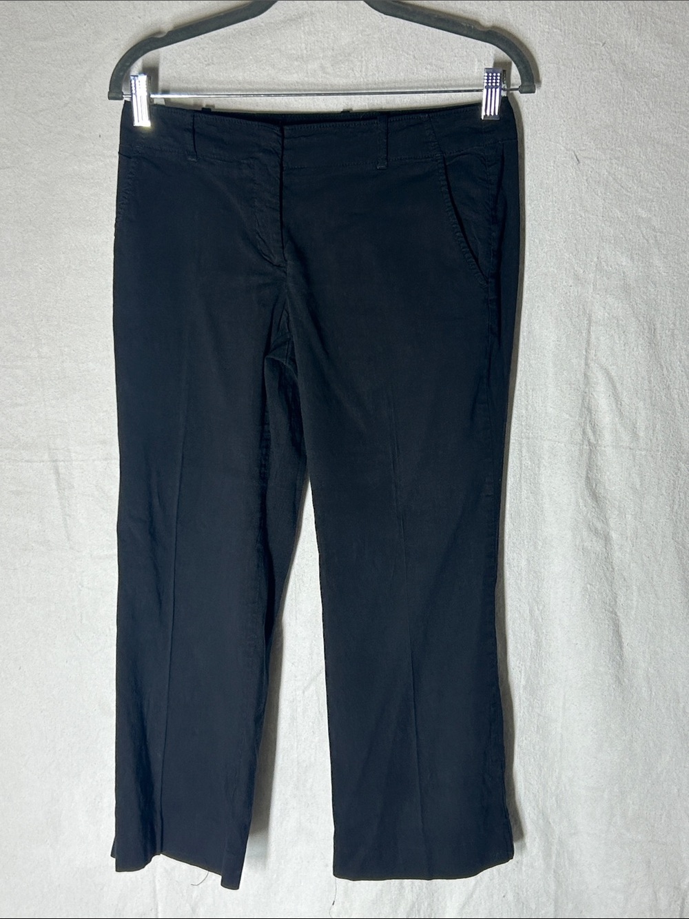 Theory Black Straight-Leg Women's Trousers